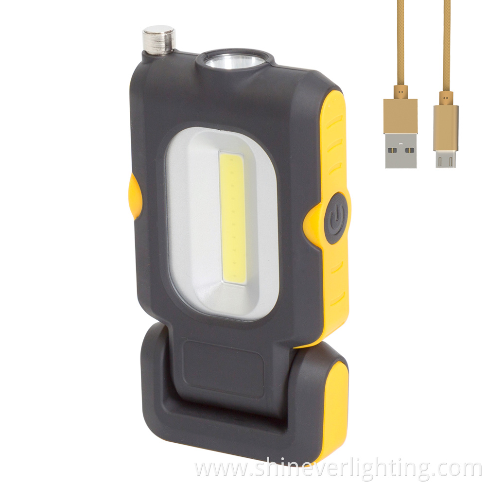 Portable rechargeable LED work light
